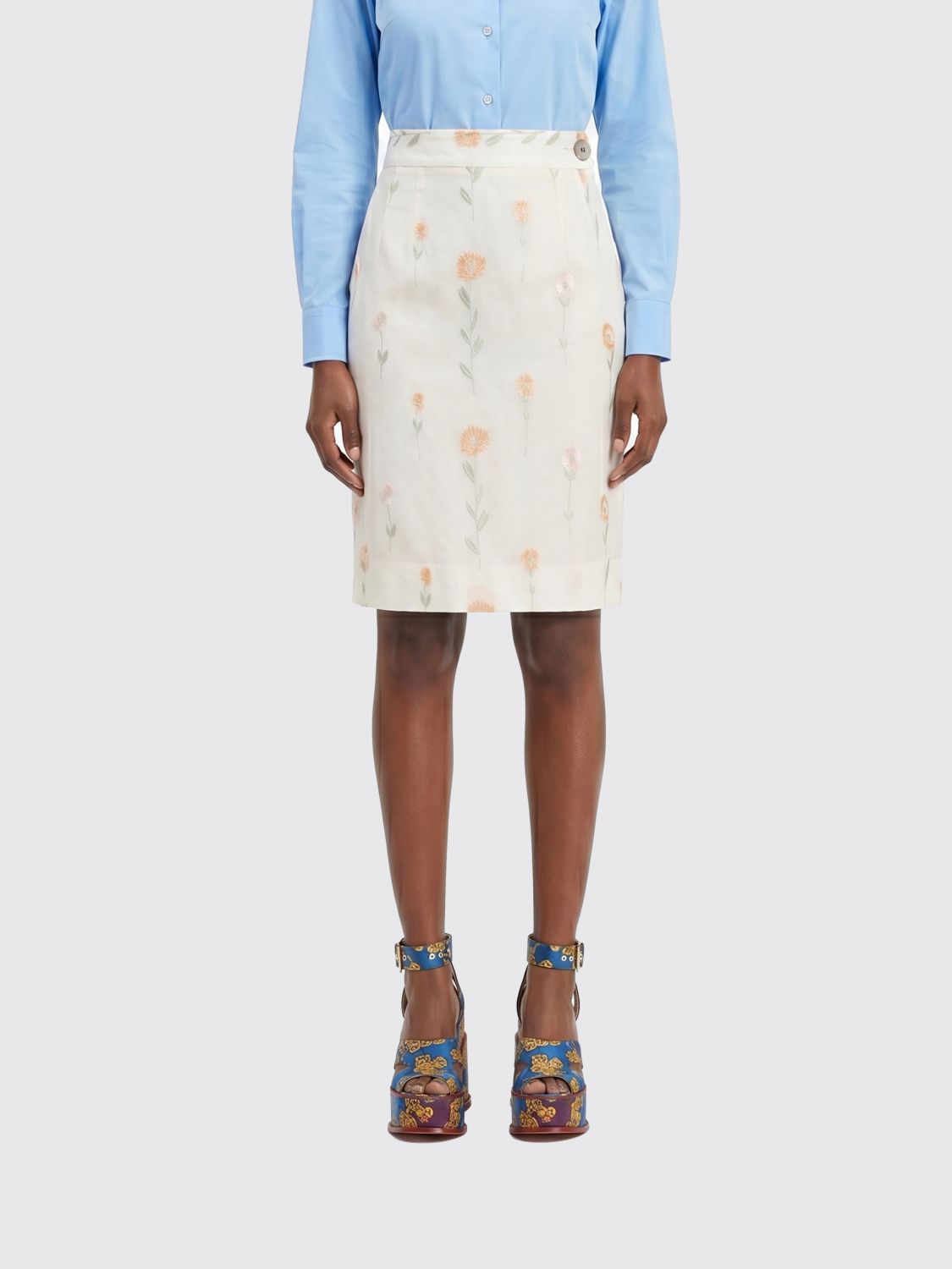 Skirt Woman color White