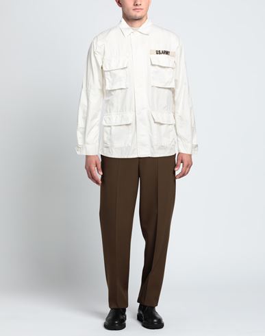 Man Jacket White Size L Cotton