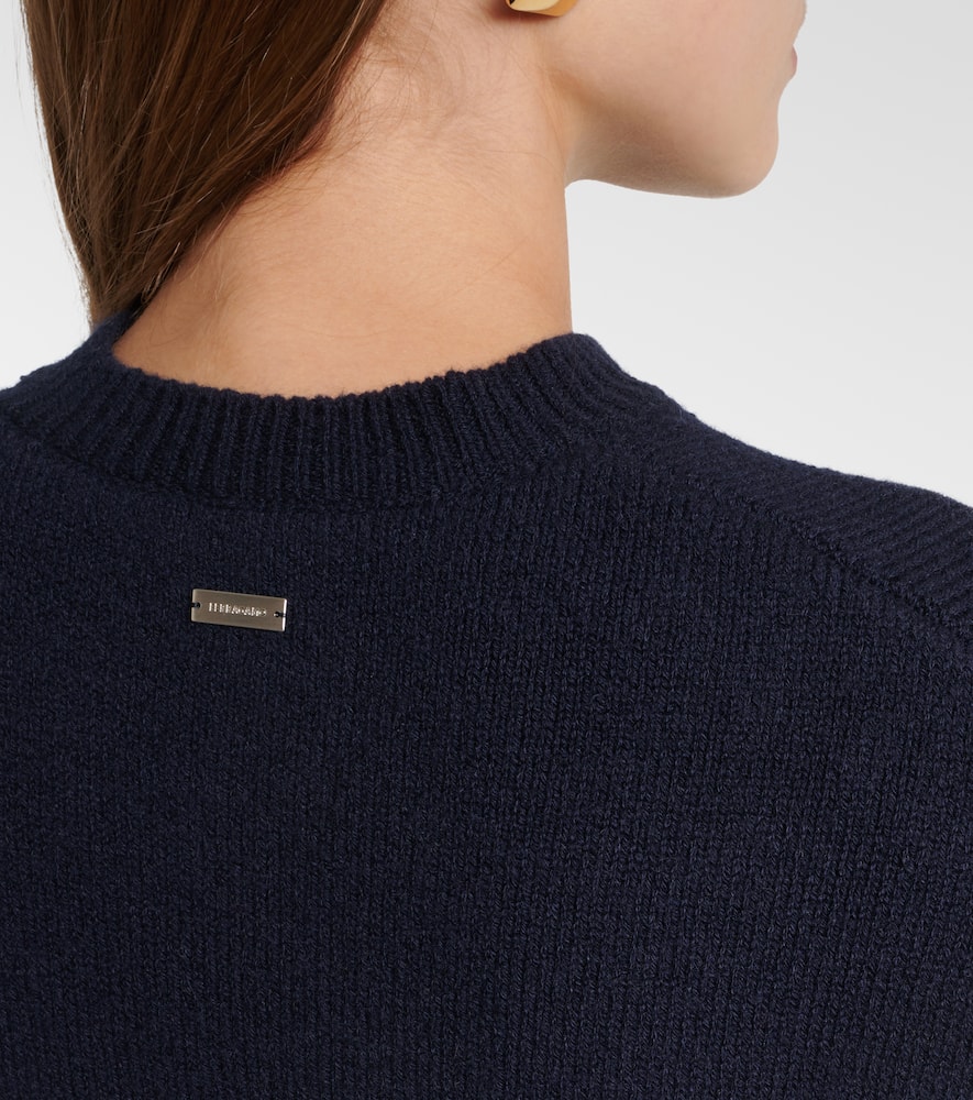 Cutout cashmere-blend sweater