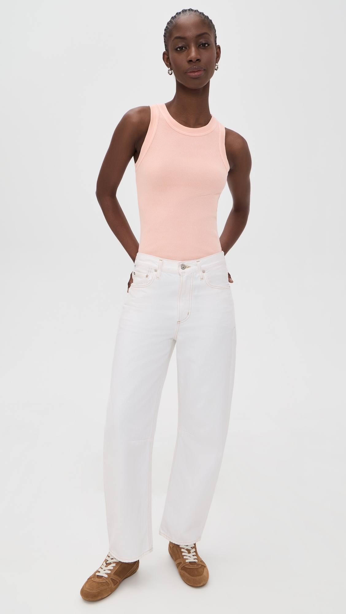 Isabel Tank Top Melon Crème