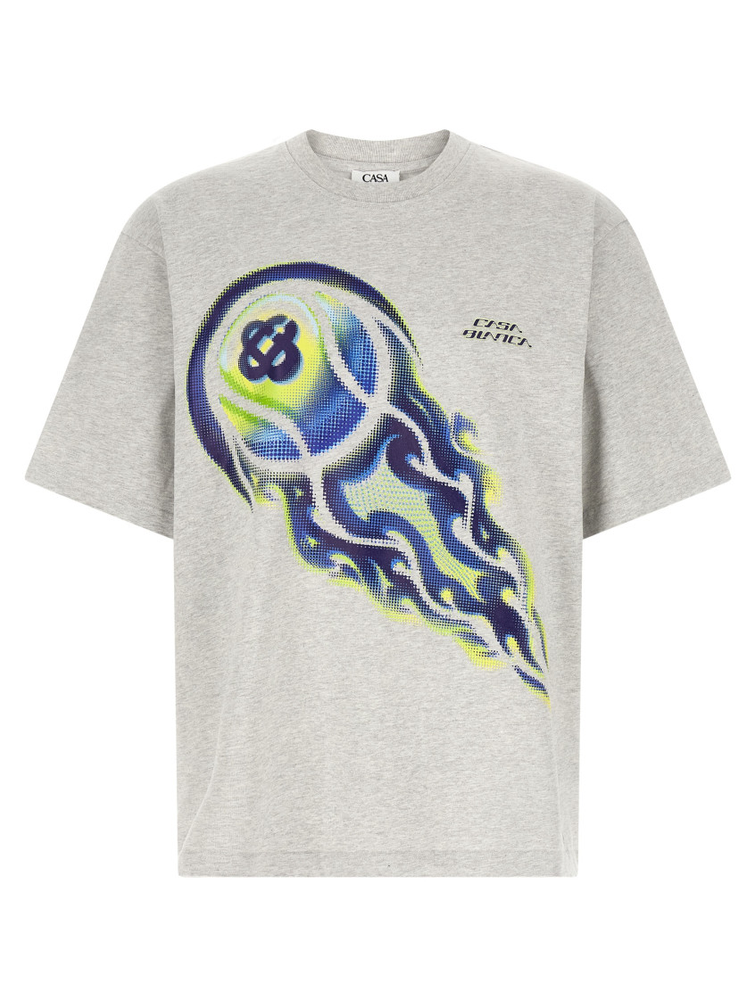 Flaming Tennis Ball T-shirt