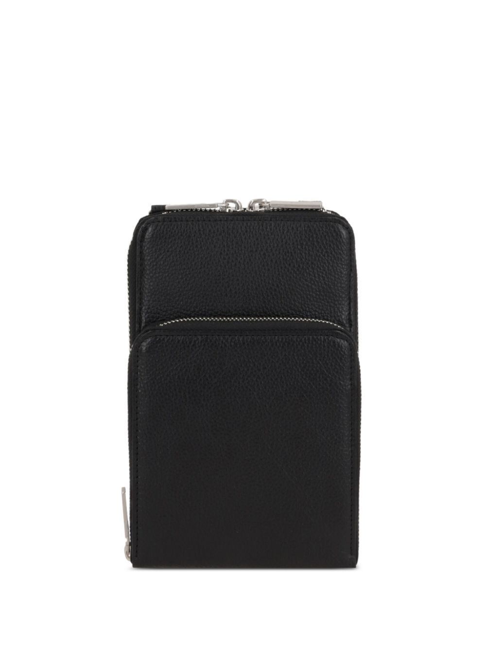 Leather phone holder - Black