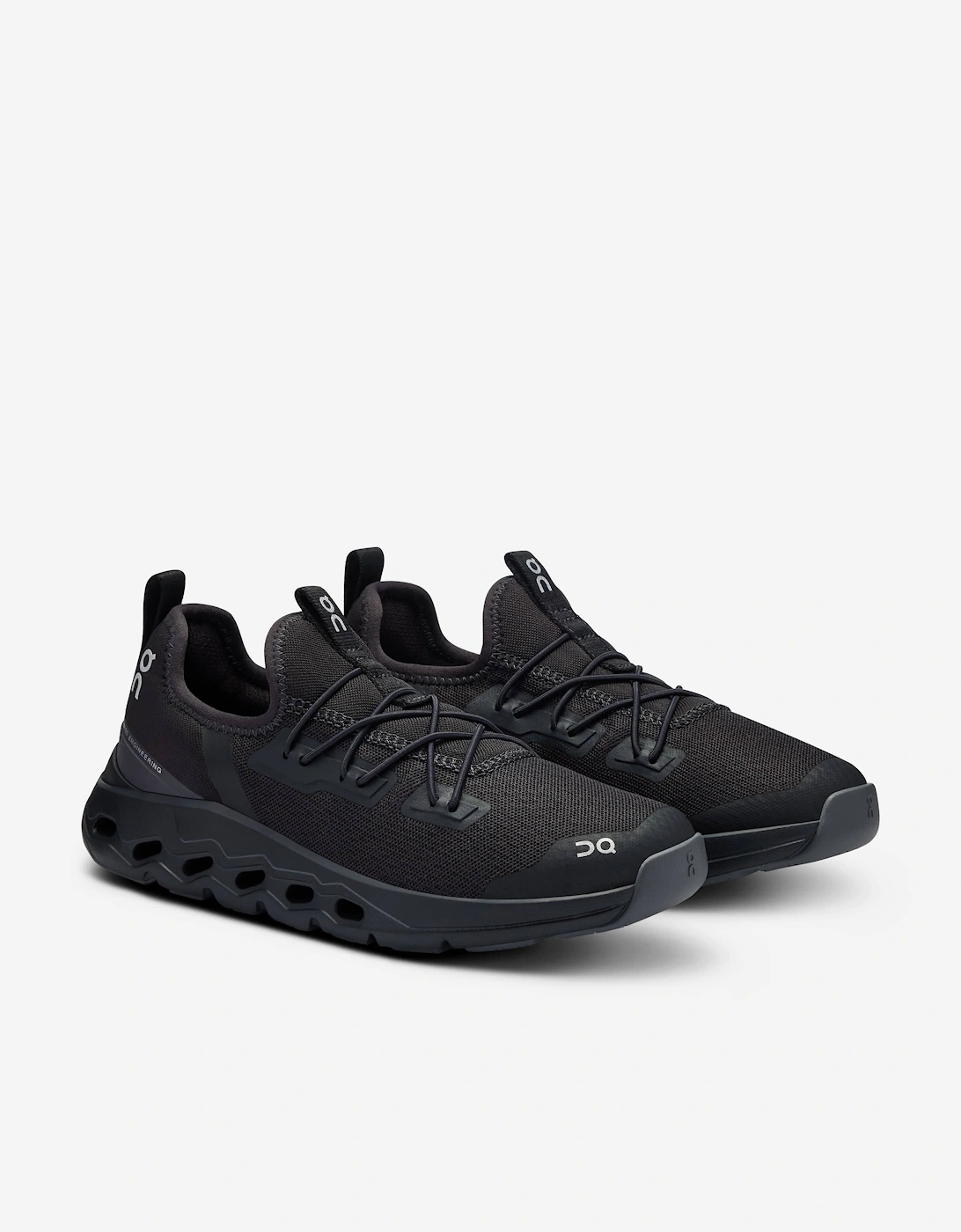 On Running Kids Cloudleap Trainers in Black