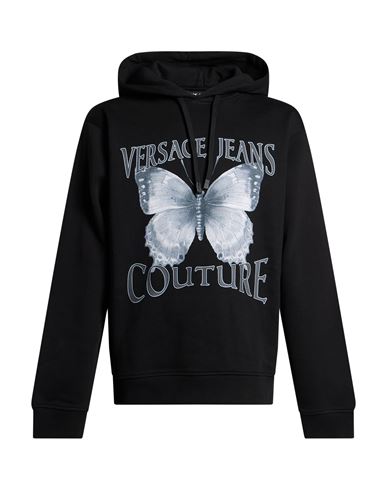 Man Sweatshirt Black Size XXXL Cotton