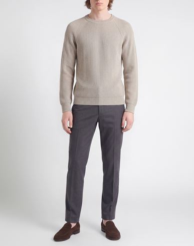 Man Sweater Light grey Size M Merino Wool, Acrylic