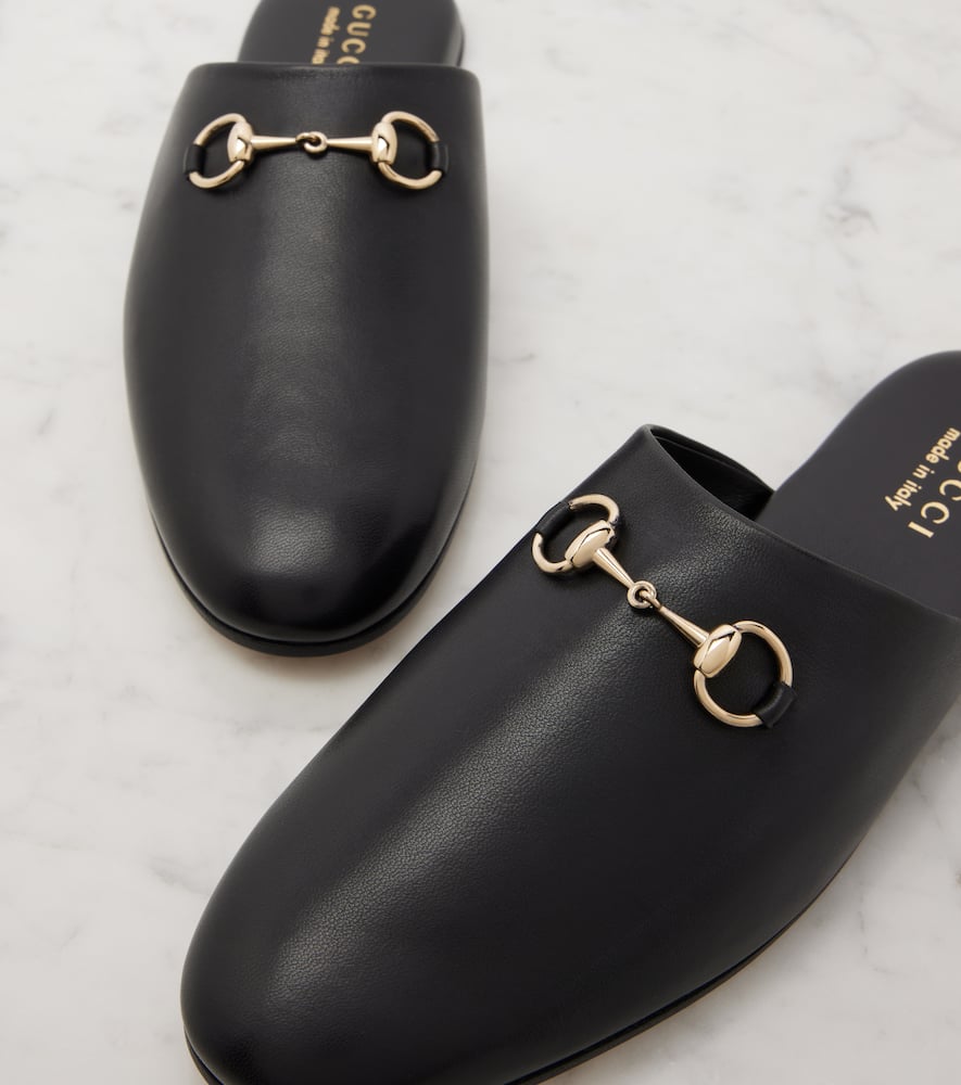 Annette Horsebit leather mules