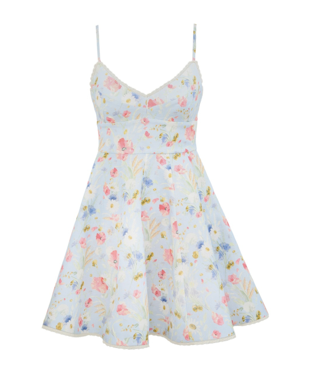 Lucky Picnic Floral Mini Dress
