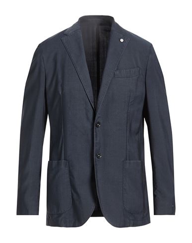 L. b.m. 1911 Man Blazer Navy Size 38 Virgin Wool, Mohair wool