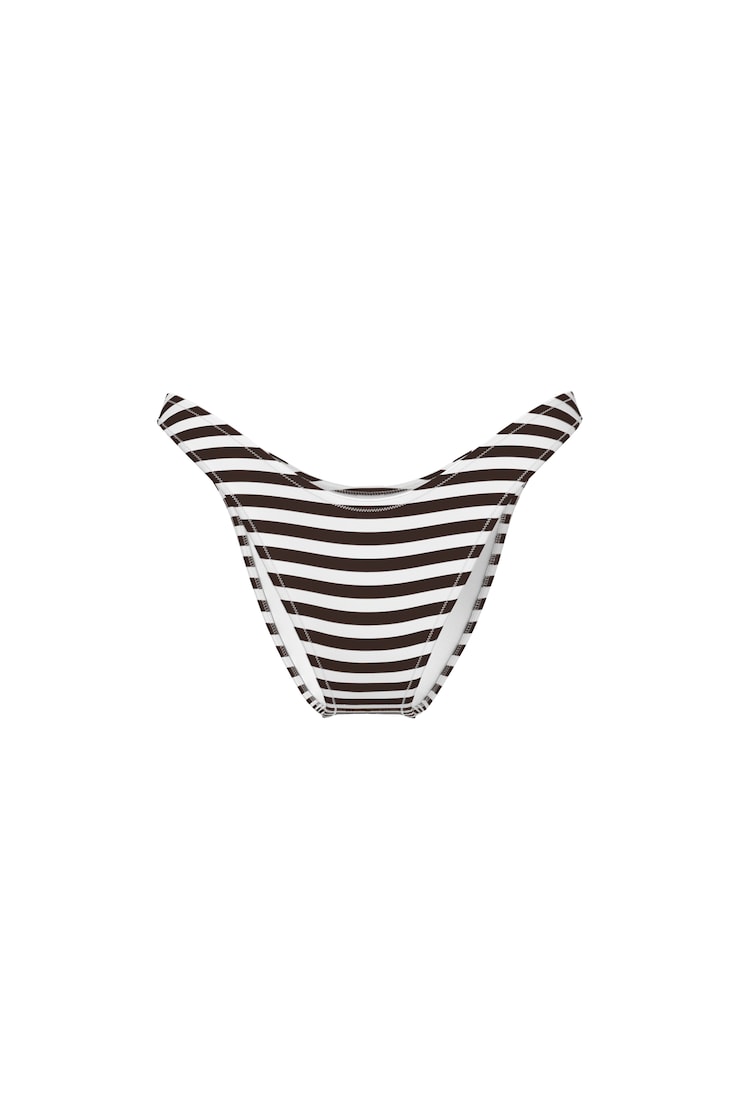 Boomerang Cheeky Bikini Bottom - Brown - Women Clothing