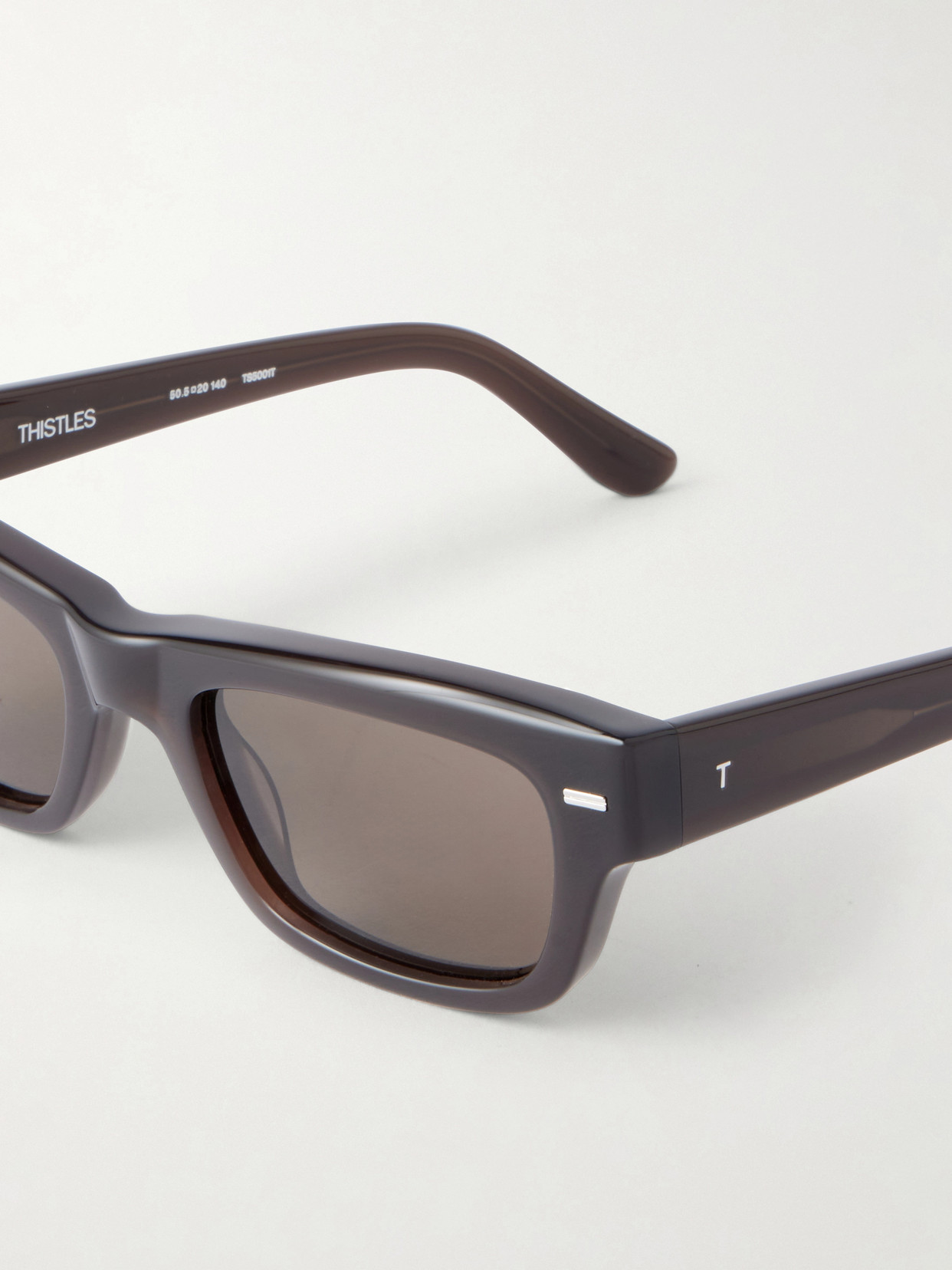 The Jack Square-frame Acetate Sunglasses - Brown