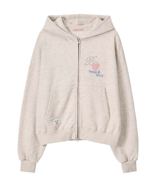 Star Sporty Hoodie Zip-Up