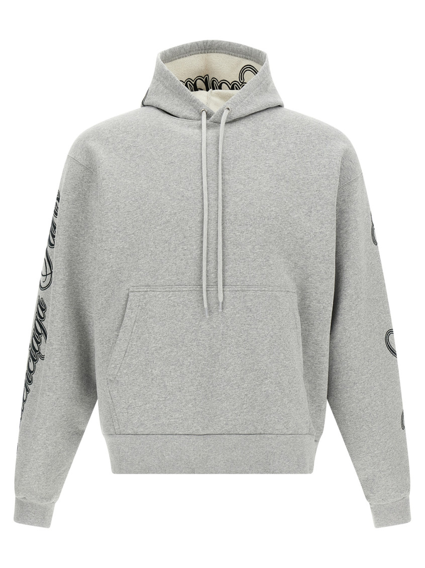 Balenciaga - script logo hoodie drawstring hood kangaroo pocket