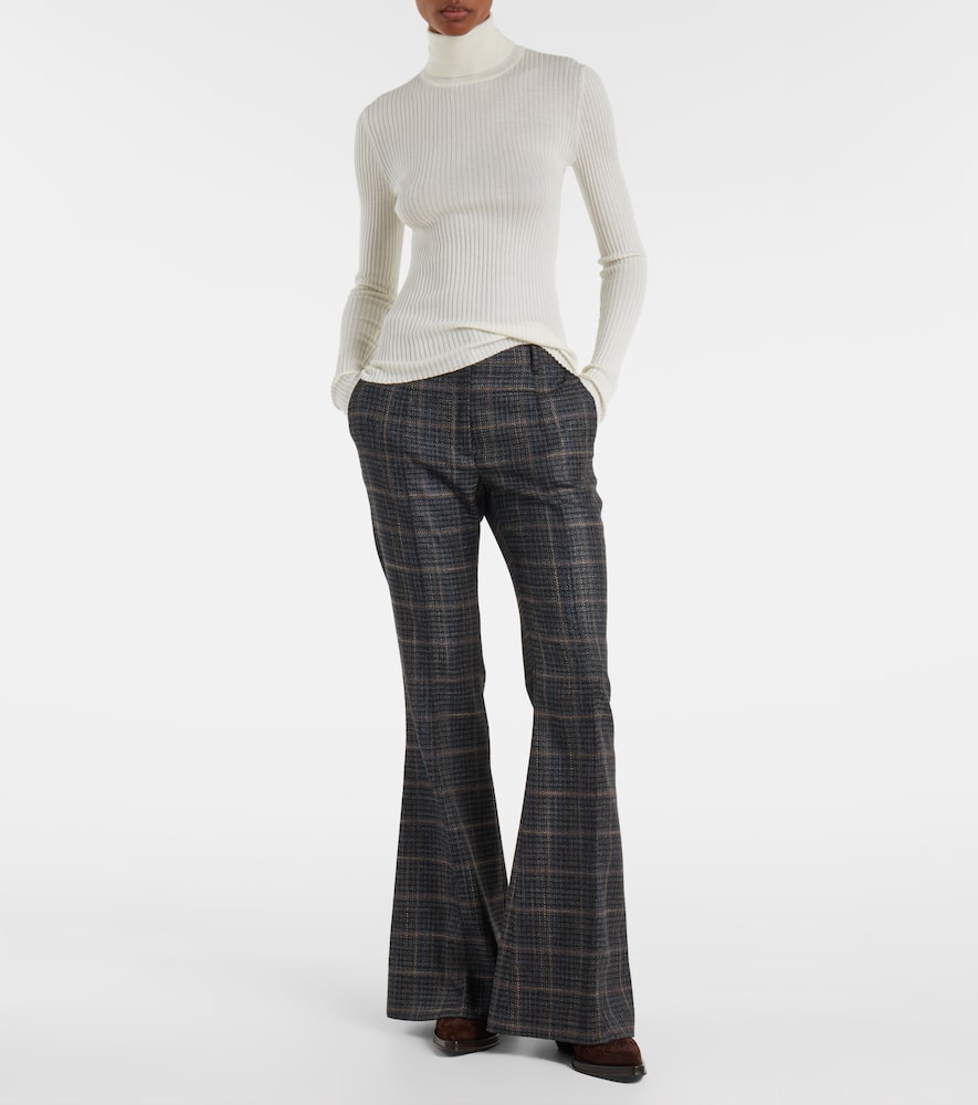 Cashmere and silk turtleneck sweater