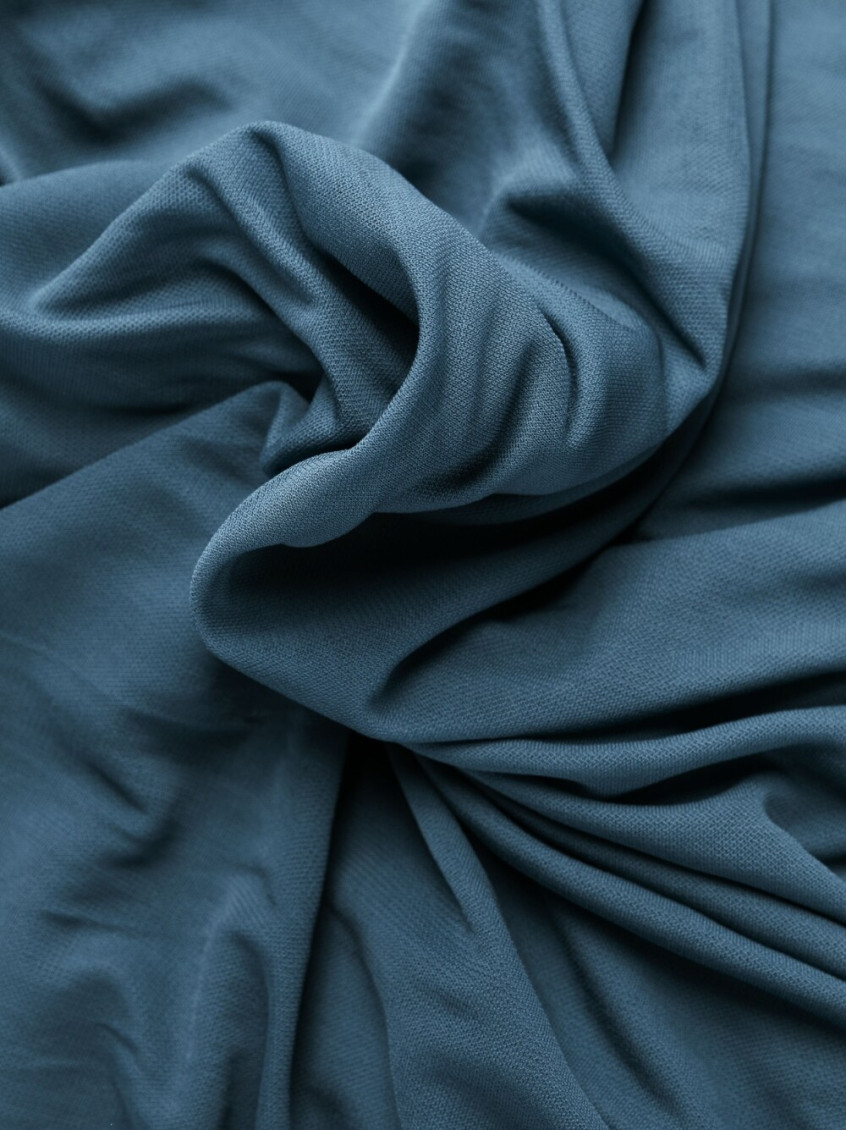 Blue Short Jersey Dress
