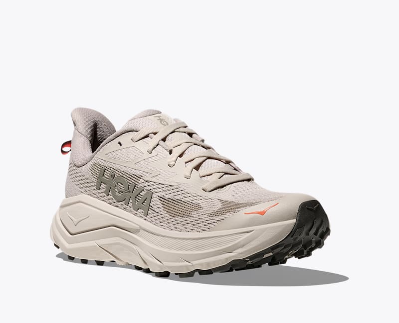 HOKA Women's Challenger 8 Shoes in Stucco/Asphalt Grey