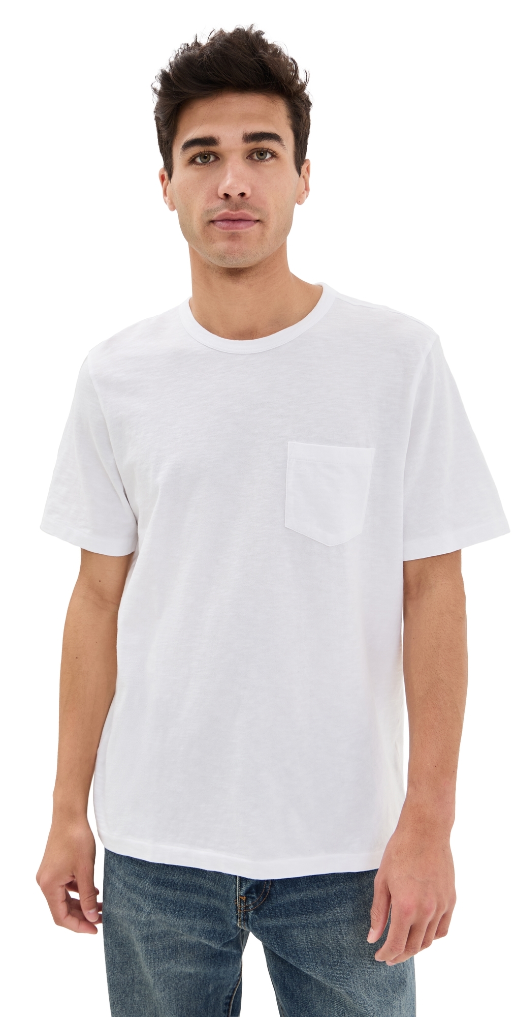 Sunwashed Pocket Tee White