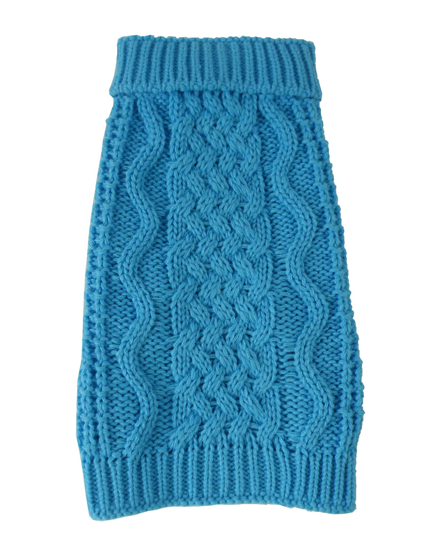 Swivel Swirl Heavy Cable Knit Fashion Dog