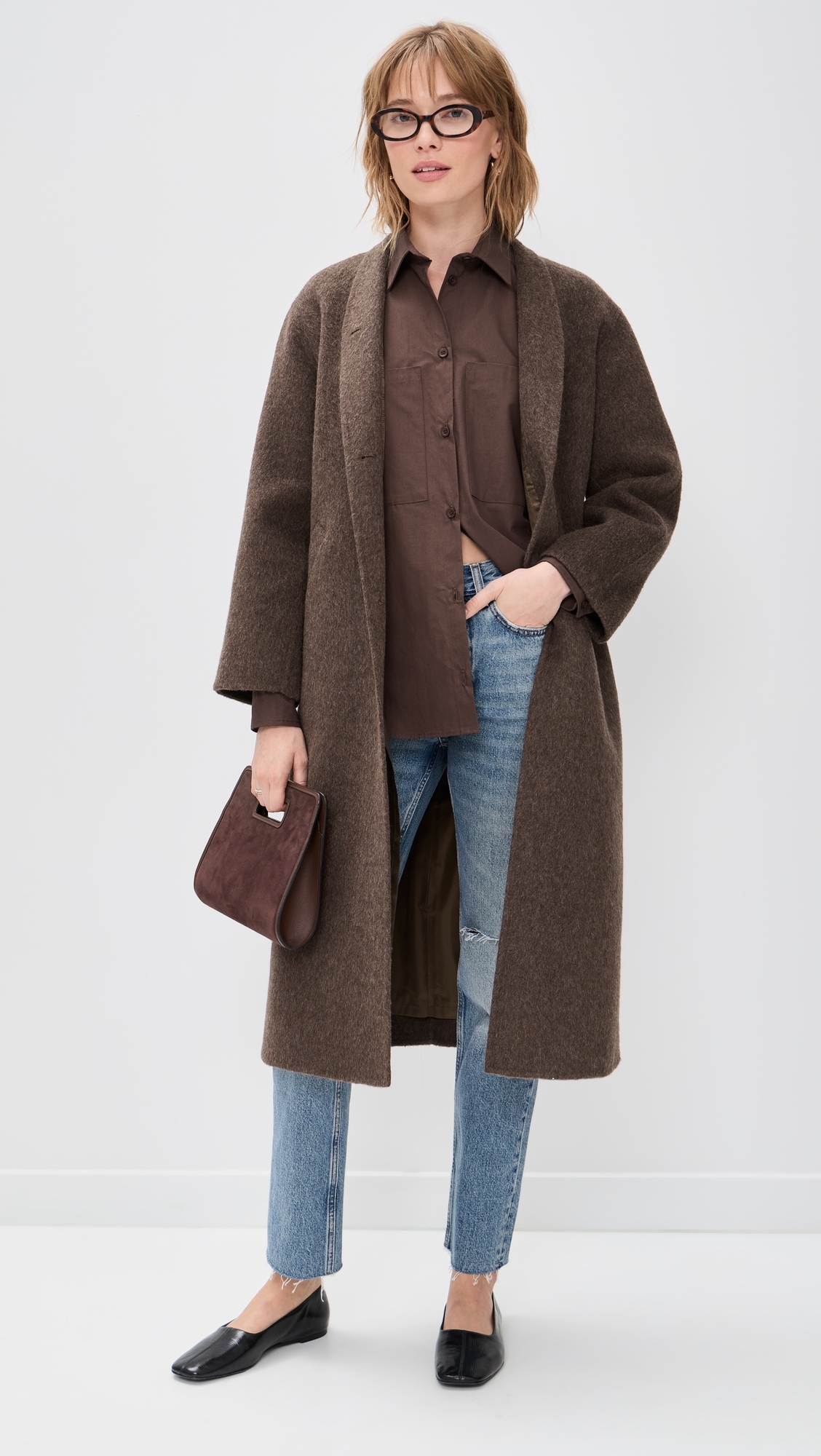 Teddy Buttondown Brown