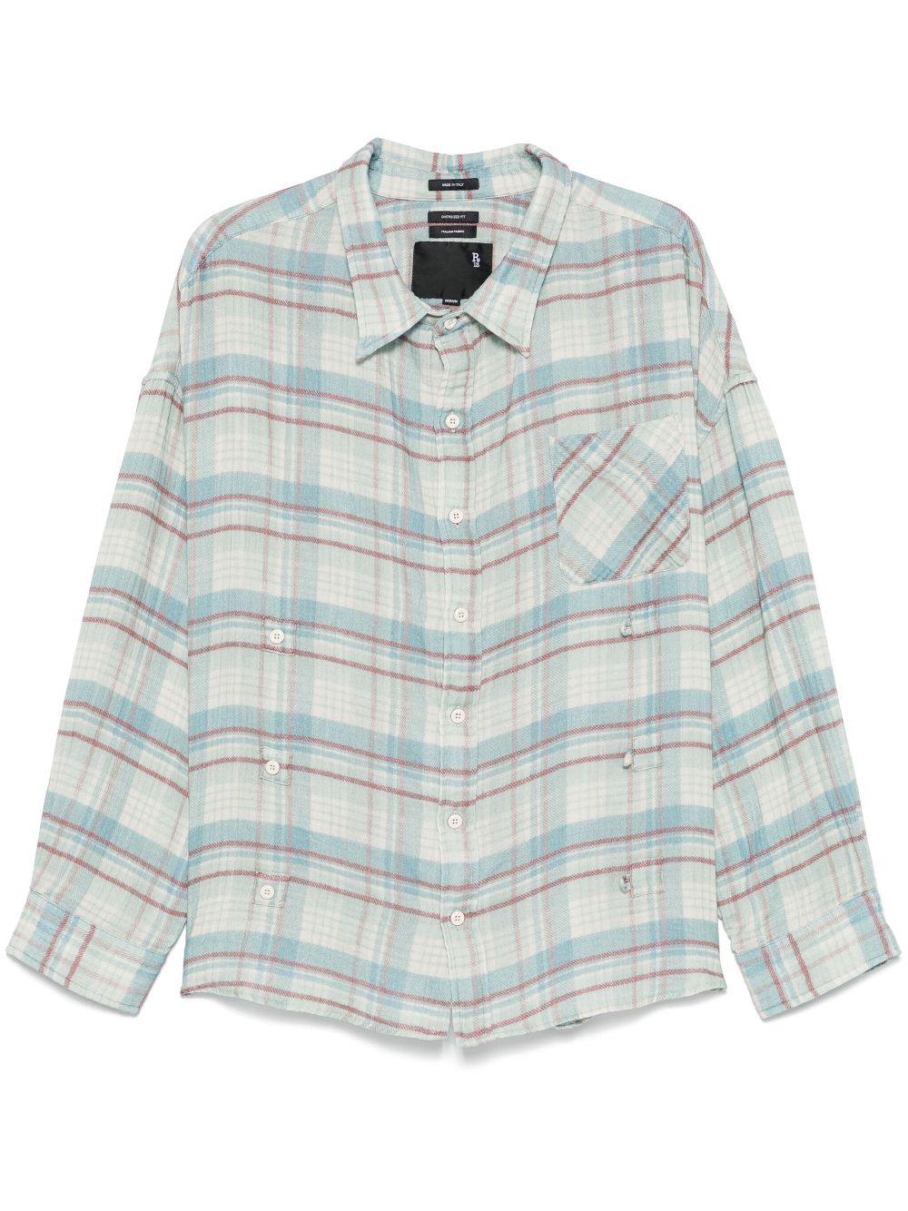 Double-front shirt - Blue