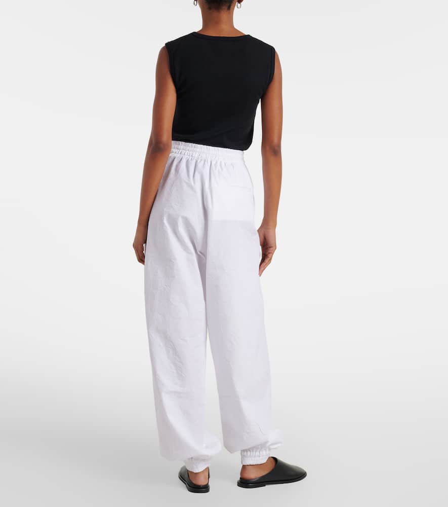 Róhe Cotton-blend barrel-leg pants
