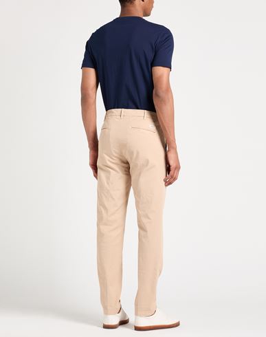 Man Pants Beige Size 28 Cotton, Elastane