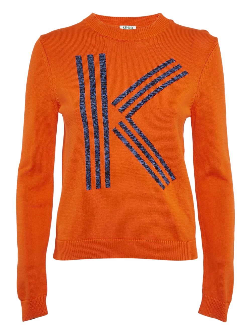 Logo-motif jumper - Orange
