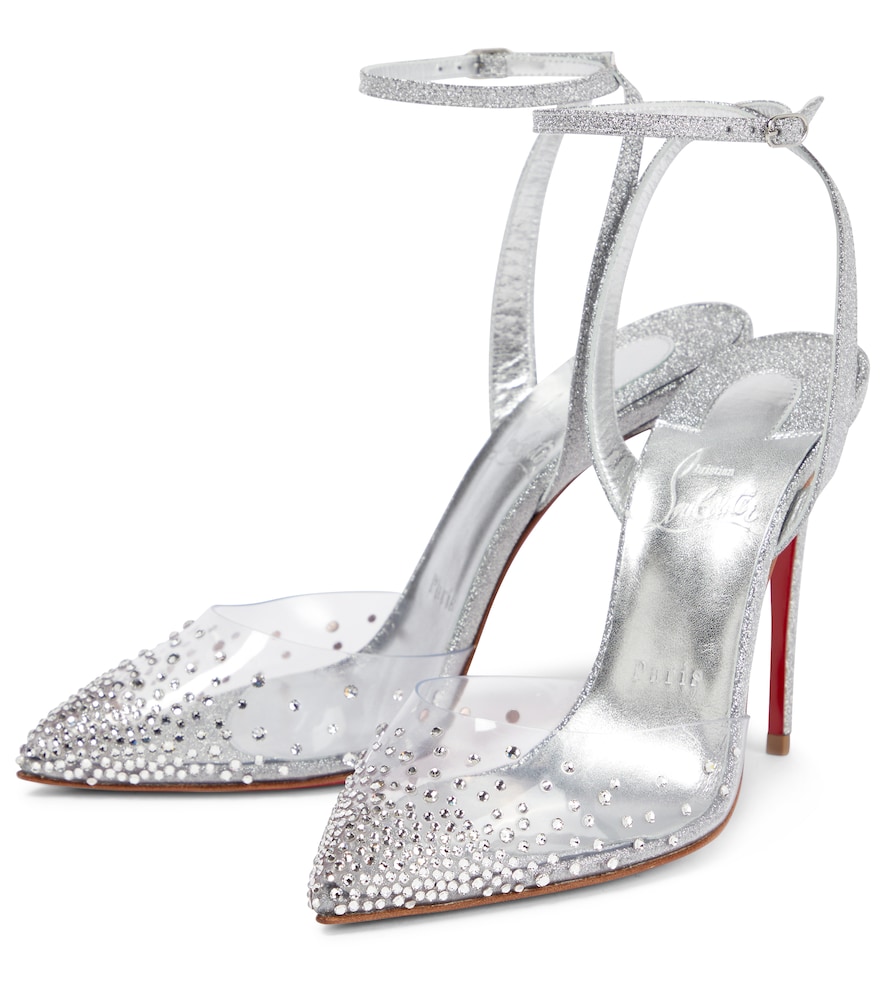 Spikaqueen embellished PVC pumps