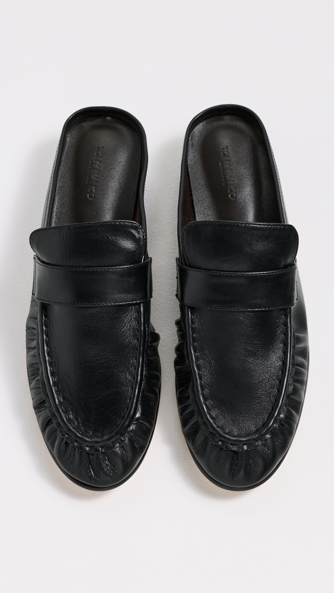Glacier Loafer Mules Black Venice