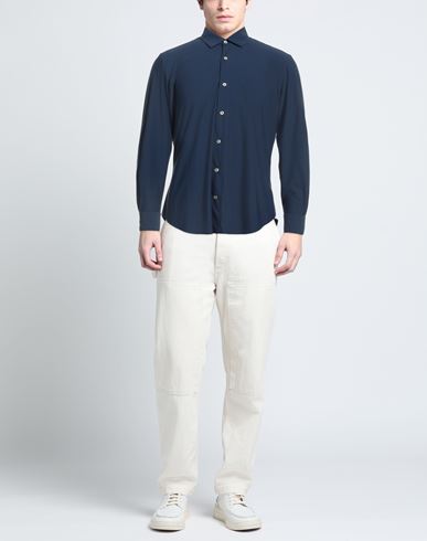 Man Shirt Blue Size 15 ¾ Polyamide, Elastane