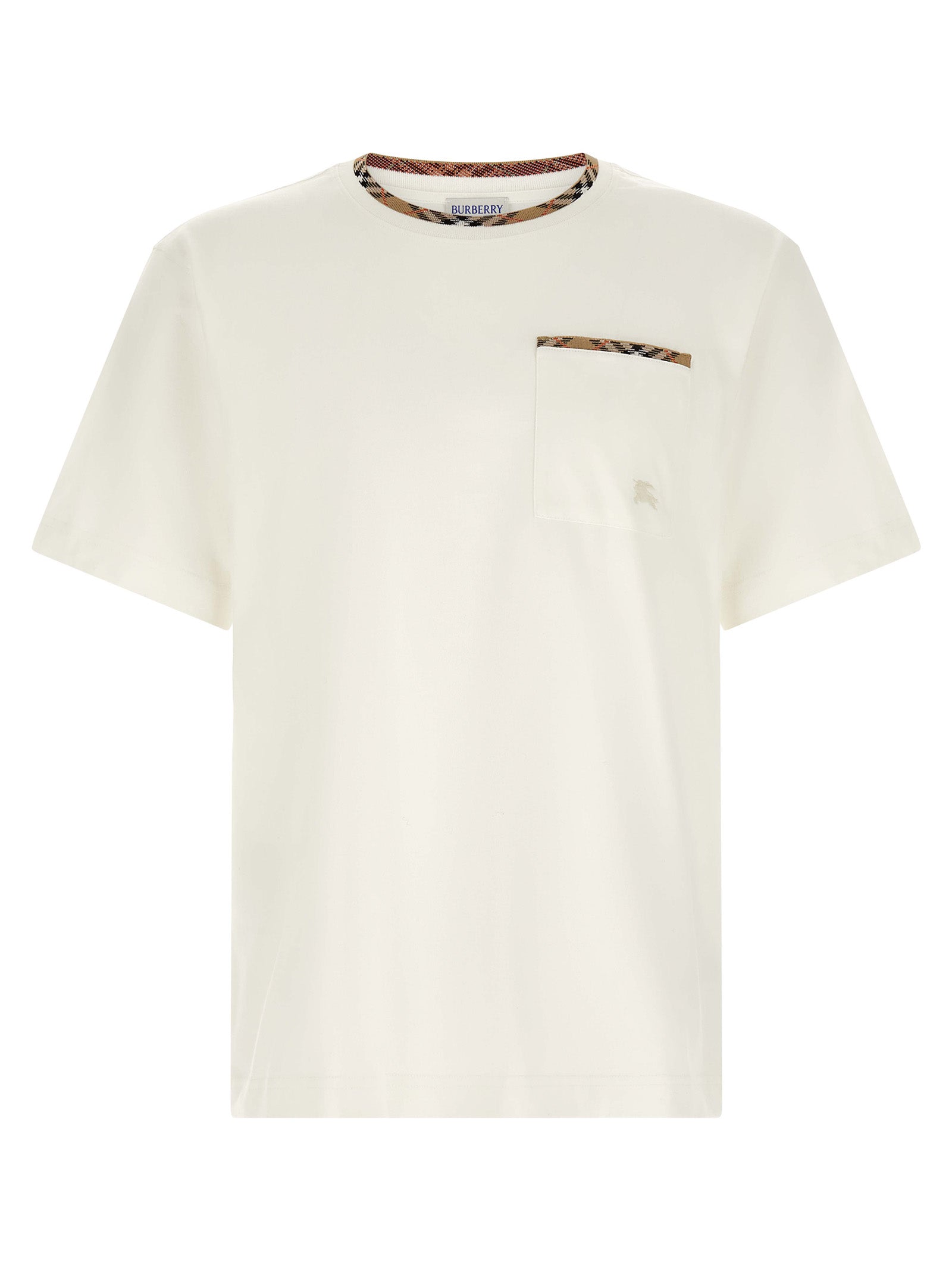 Check T-Shirt — White