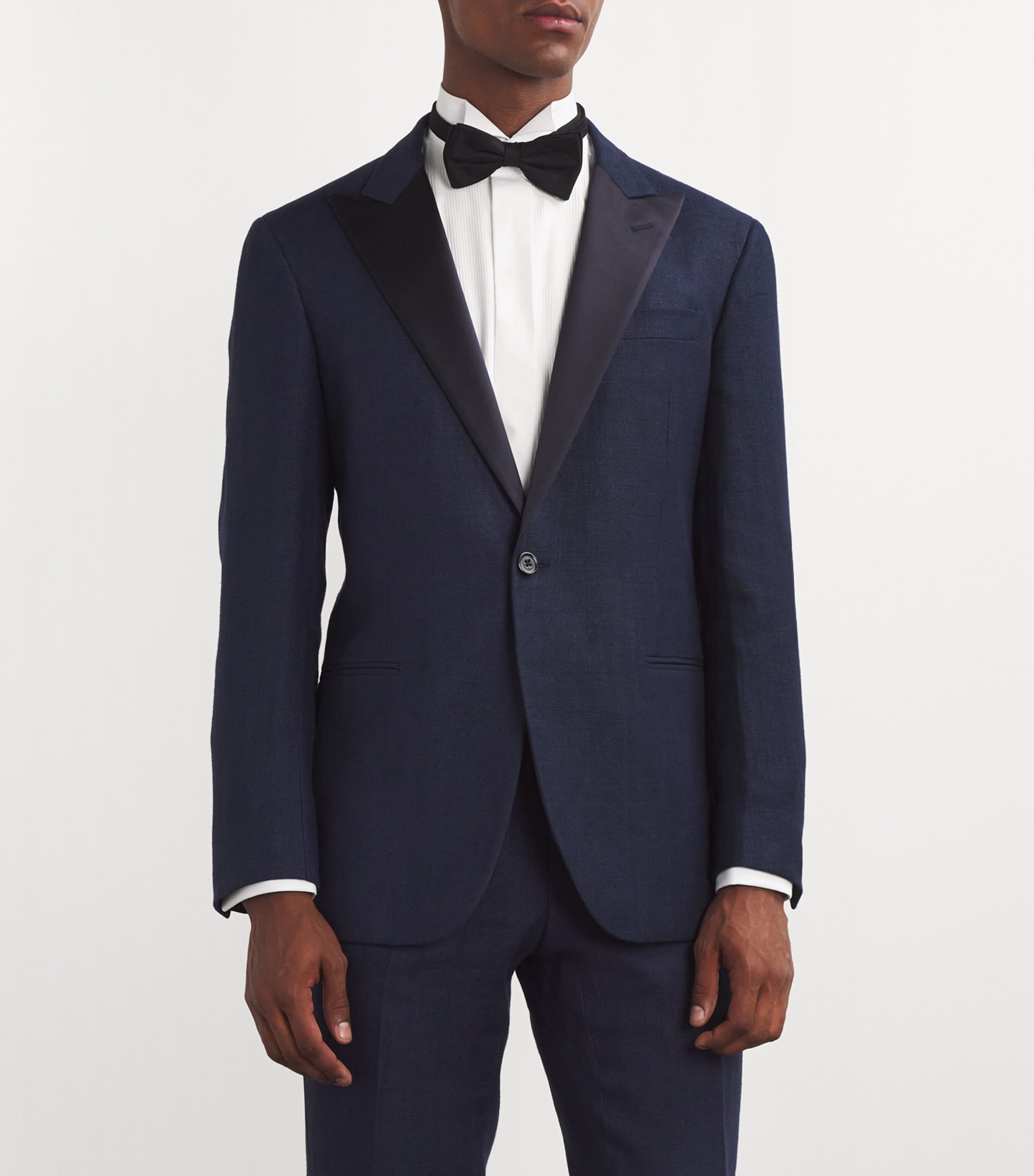 Linen Tuxedo Jacket