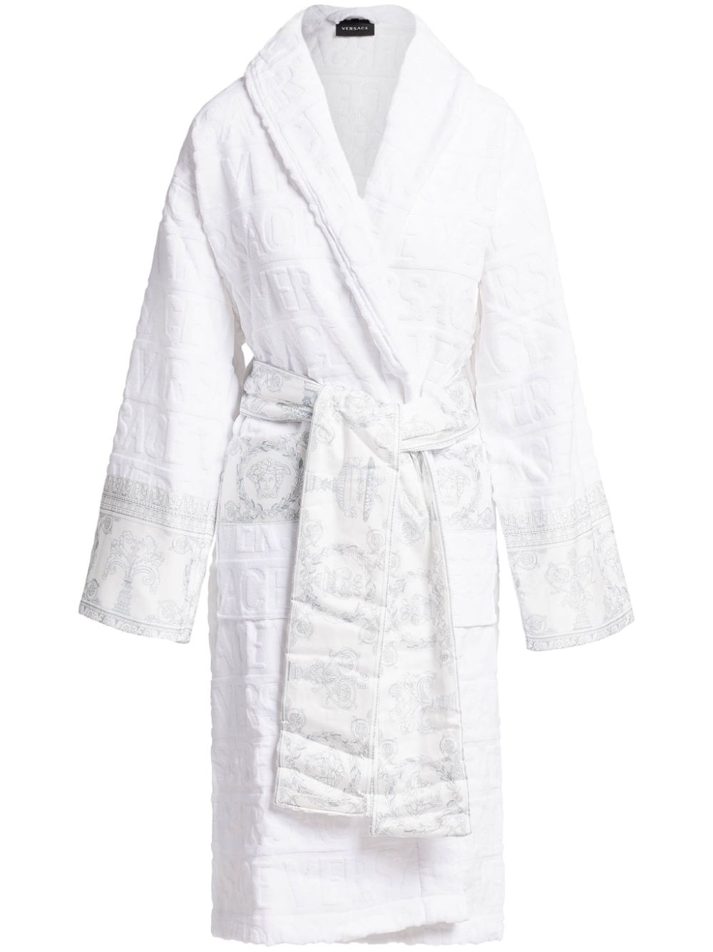 I Love Baroque Bride terry bath robe - White