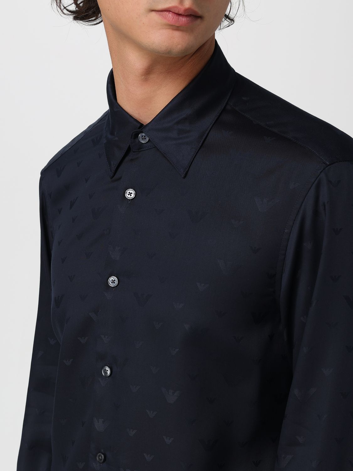 Shirt Men color Navy