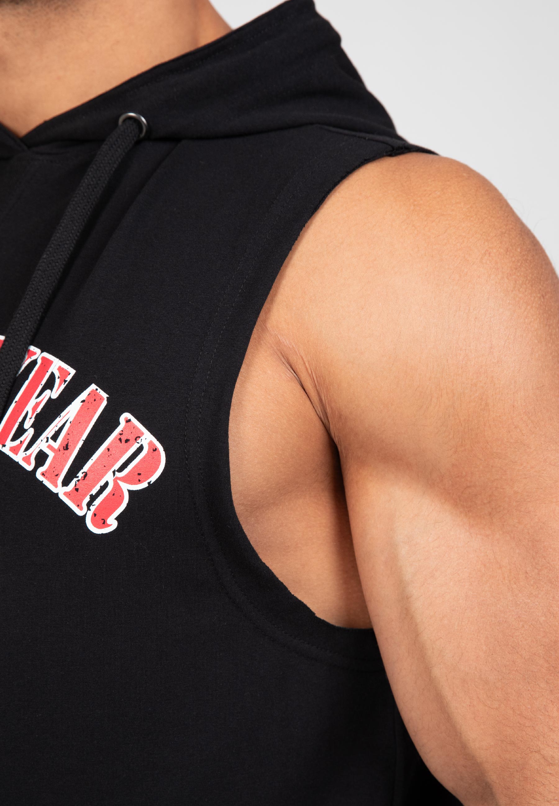 Chico Sleeveless Hooded T-Shirt - Black