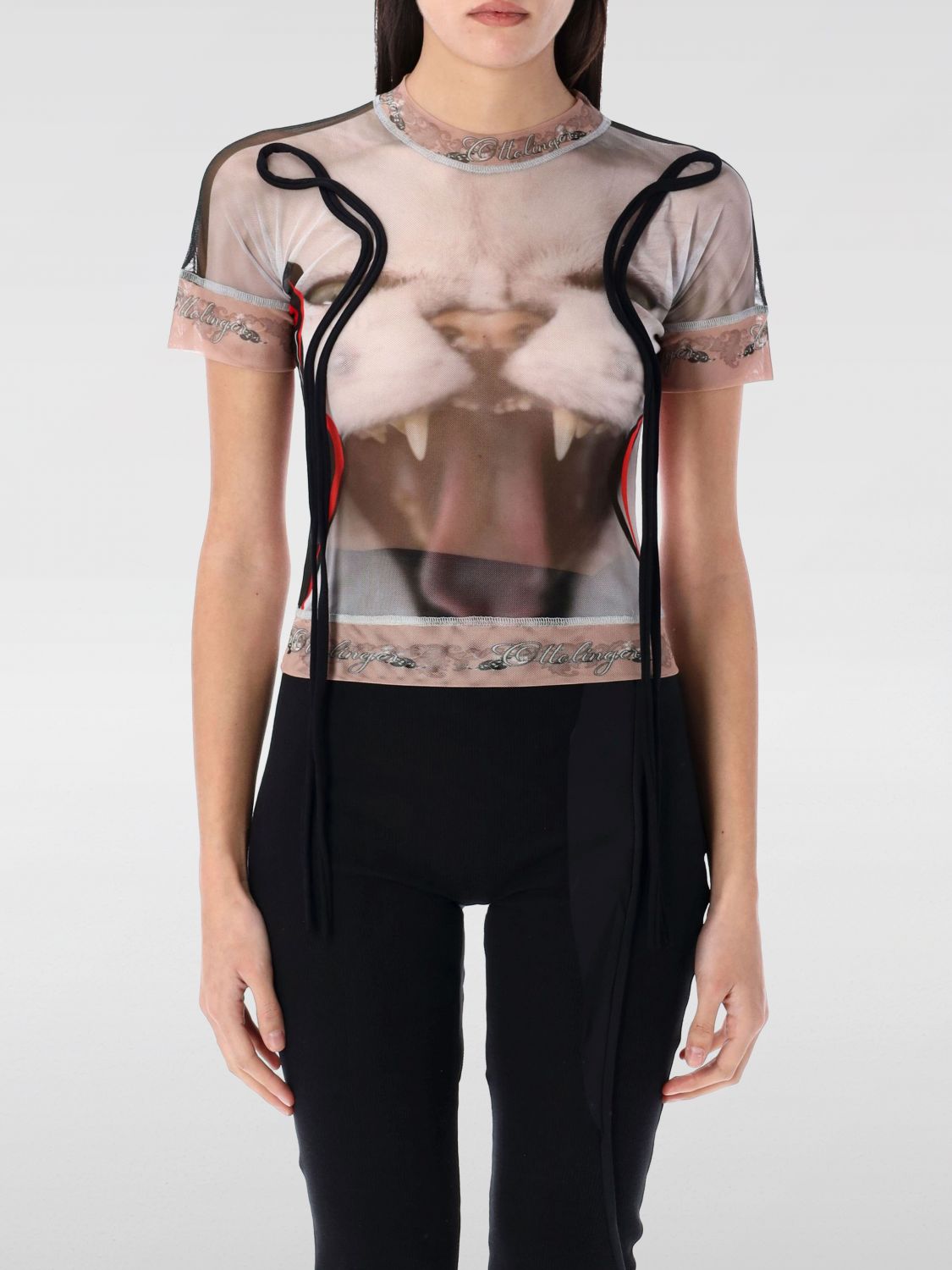 Mesh T-shirt - White