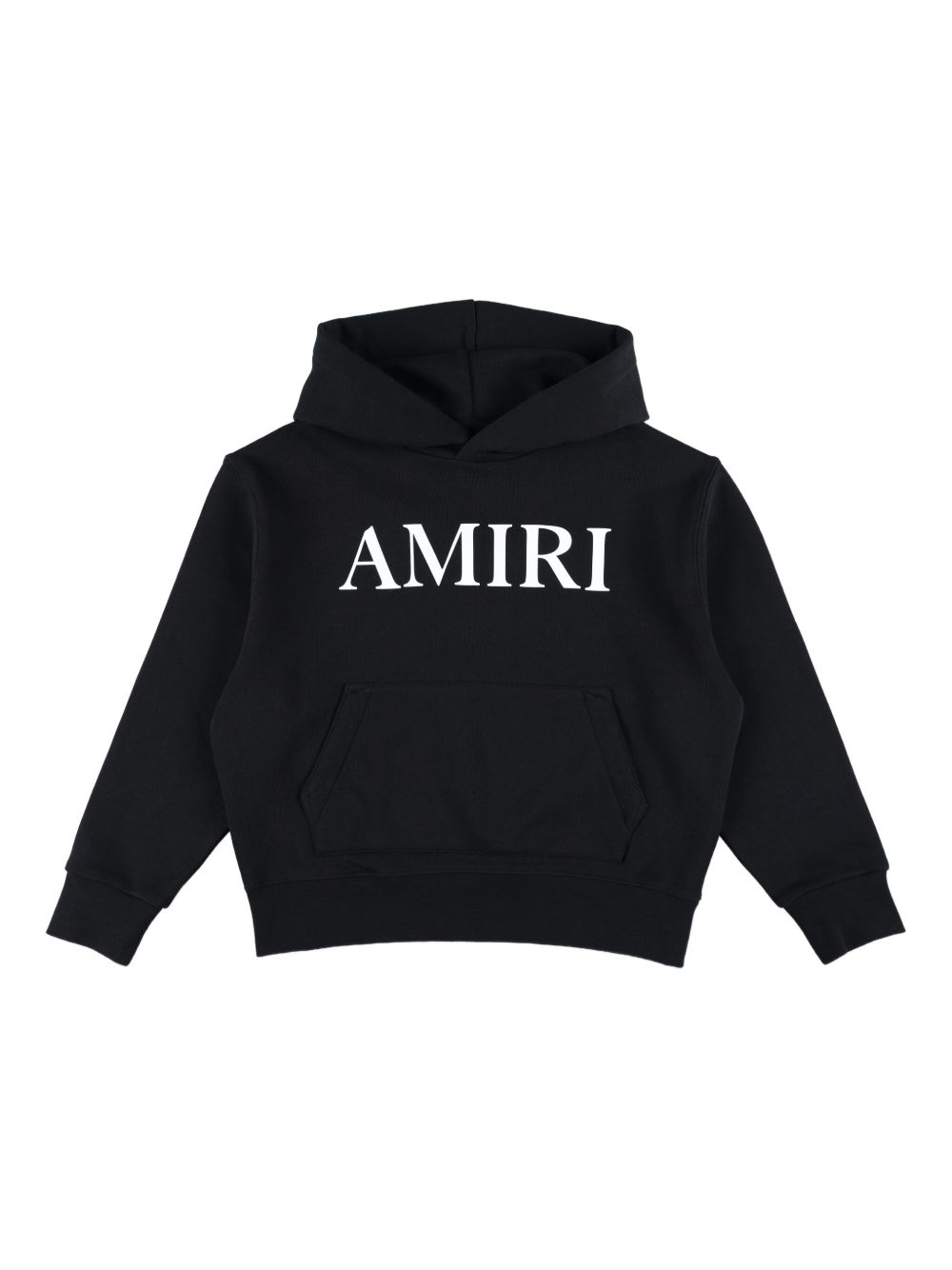 Logo-print hoodie - Black