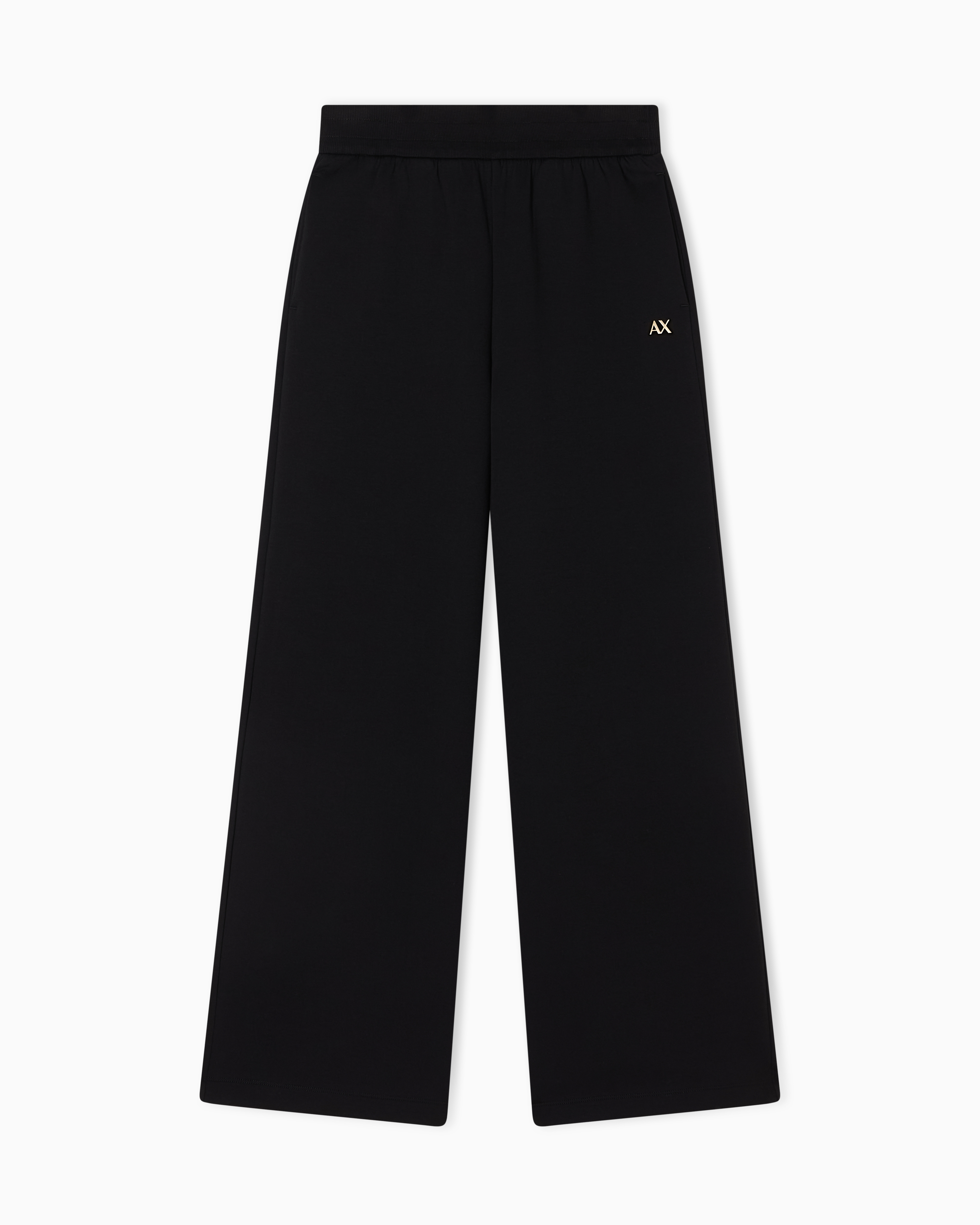 Jogger trousers in bonded fabric