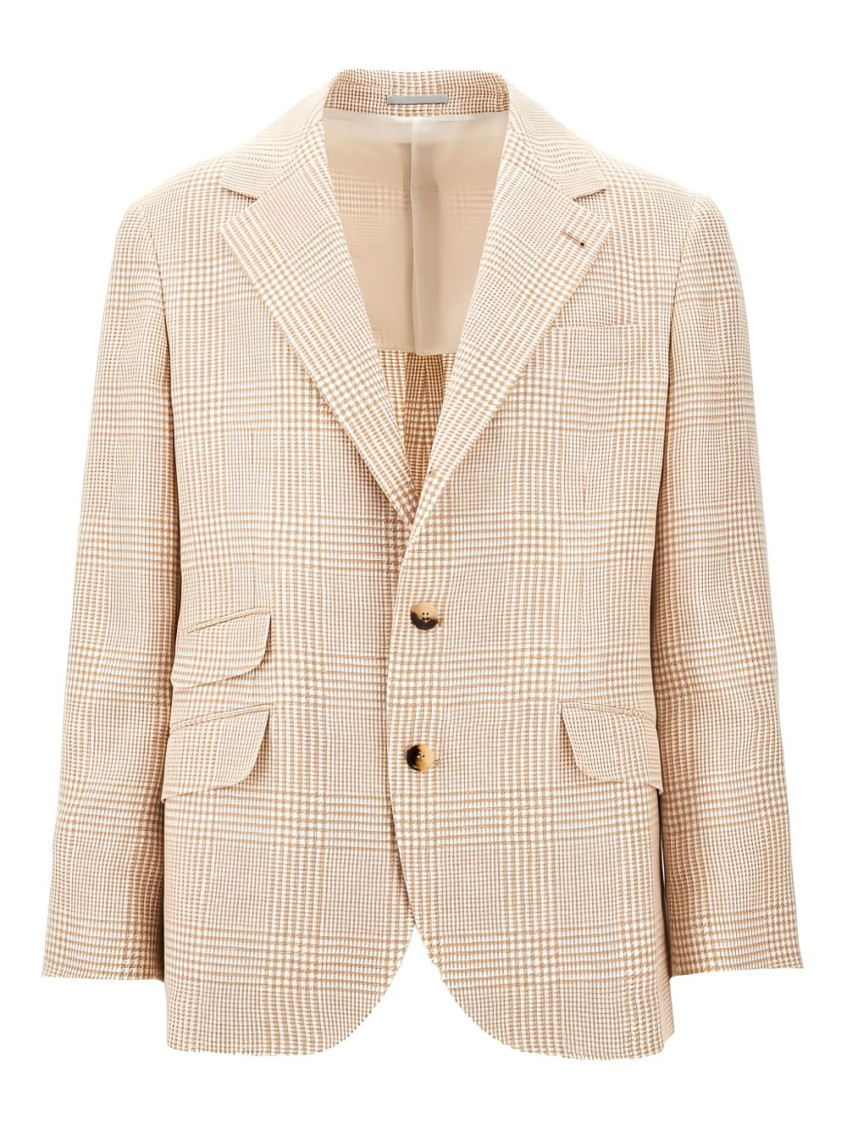 Brunello Cucinelli Suit-Type Linen Jacket