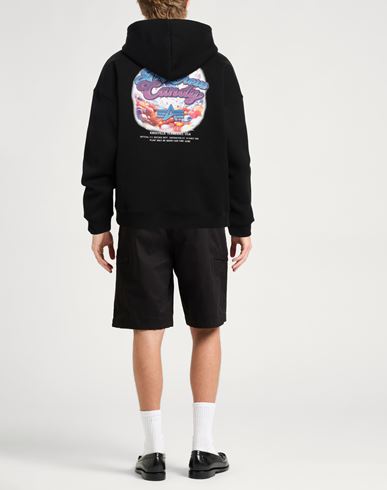 Alpha Industries Man Sweatshirt Black Size L Cotton, Polyester