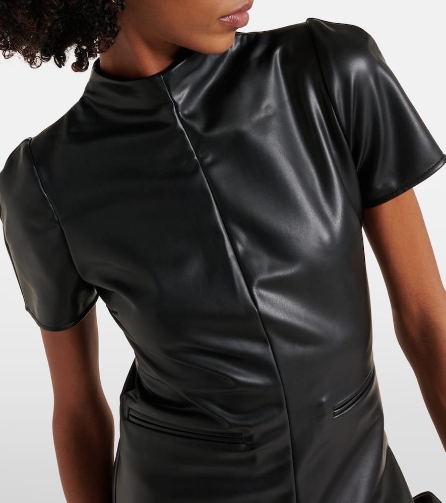 Courrèges Faux leather minidress
