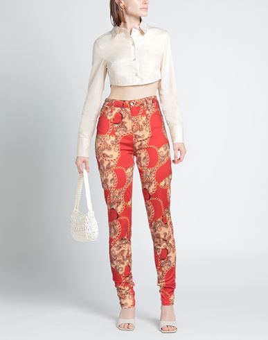 Woman Pants Tomato red