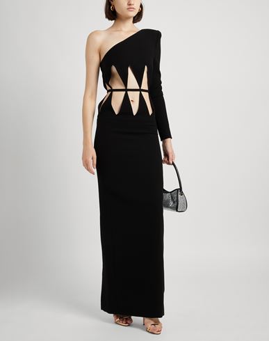 Mônot Woman Maxi dress Black Size 4 Polyester