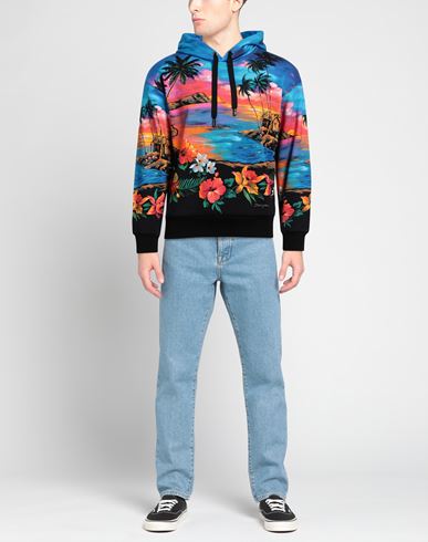 Man Sweatshirt Azure Size 34 Cotton, Elastane