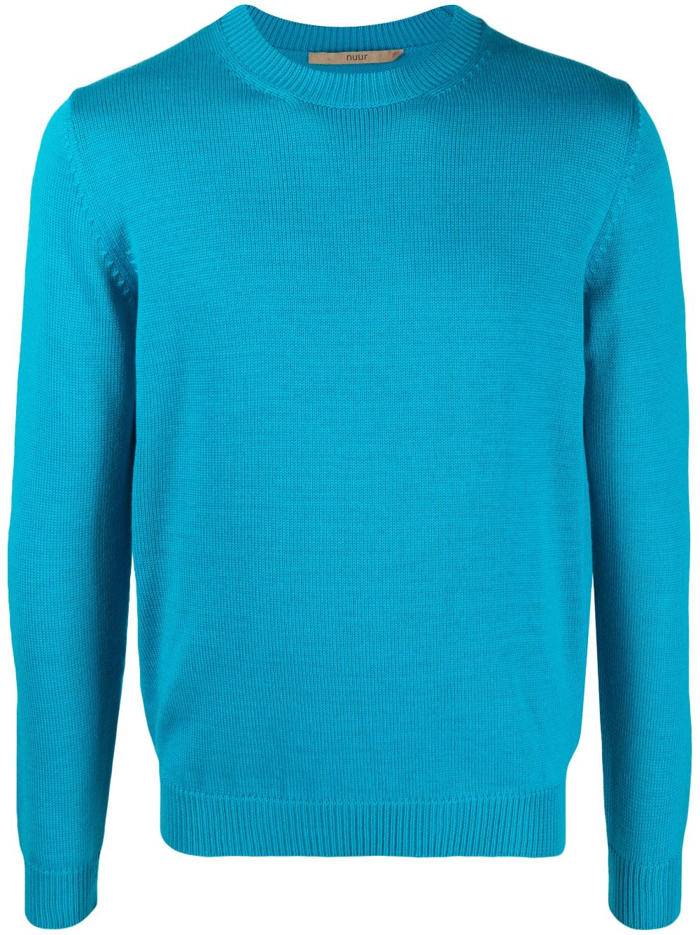 Knitted merino-wool jumper - Blue