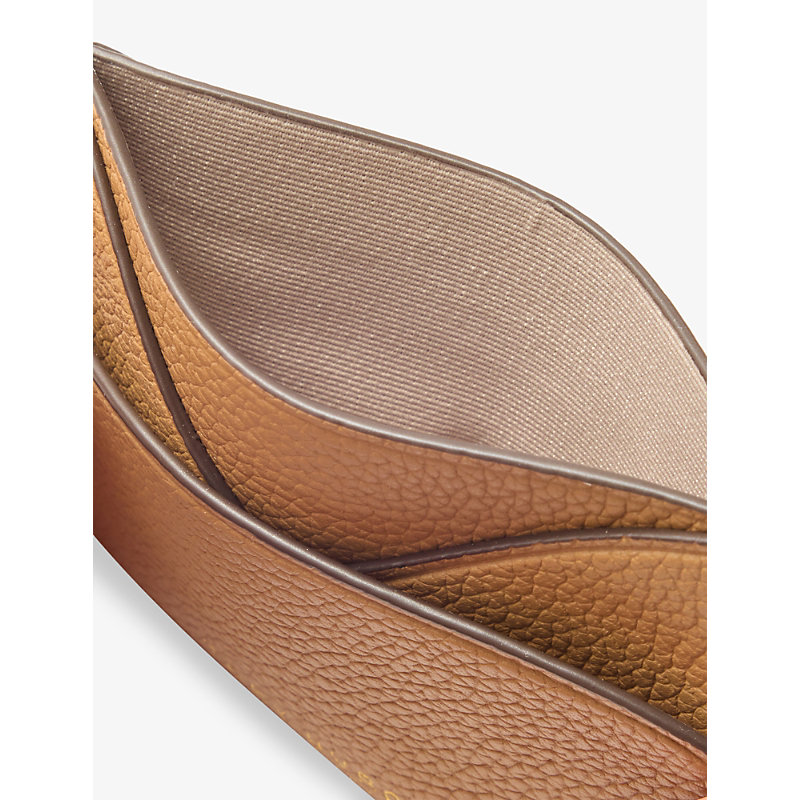 Womens Romy Flat Leather Card Case