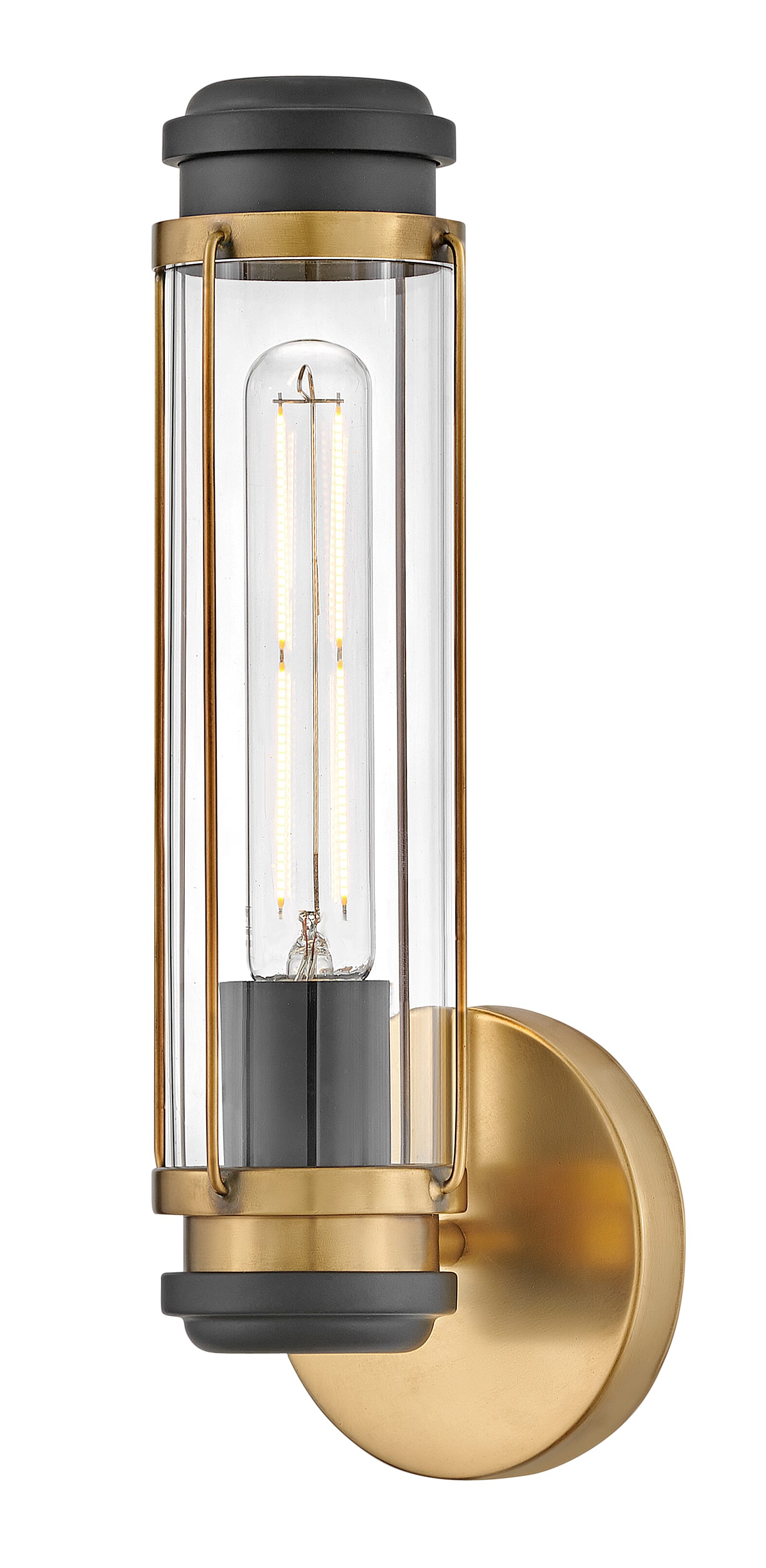 Heritage Brass LED Vanity from the Masthead Collection