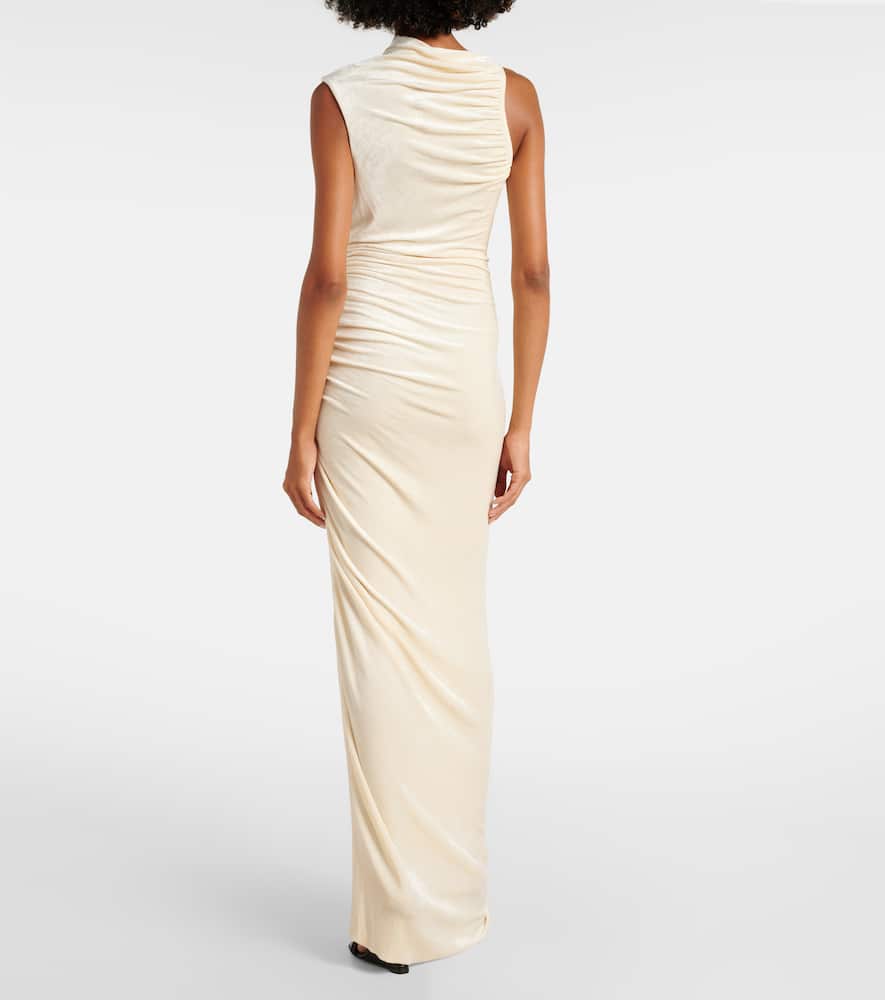 Svita draped gown