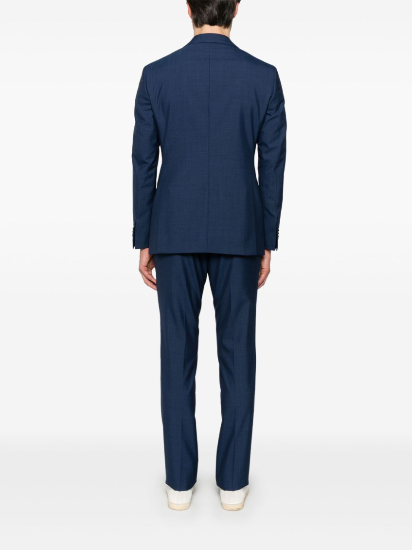 LUIGI BIANCHI- Double-breasted Wool Suit