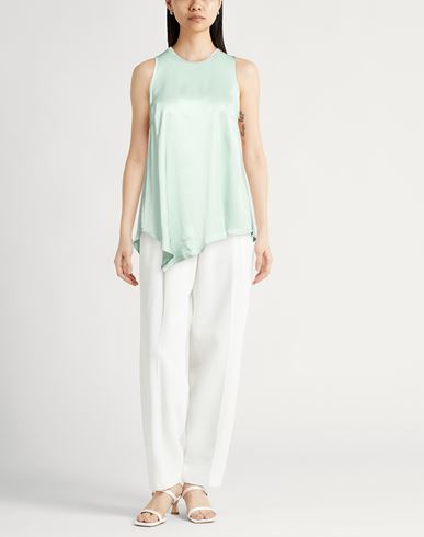 Woman Top Light green Size 6 Viscose