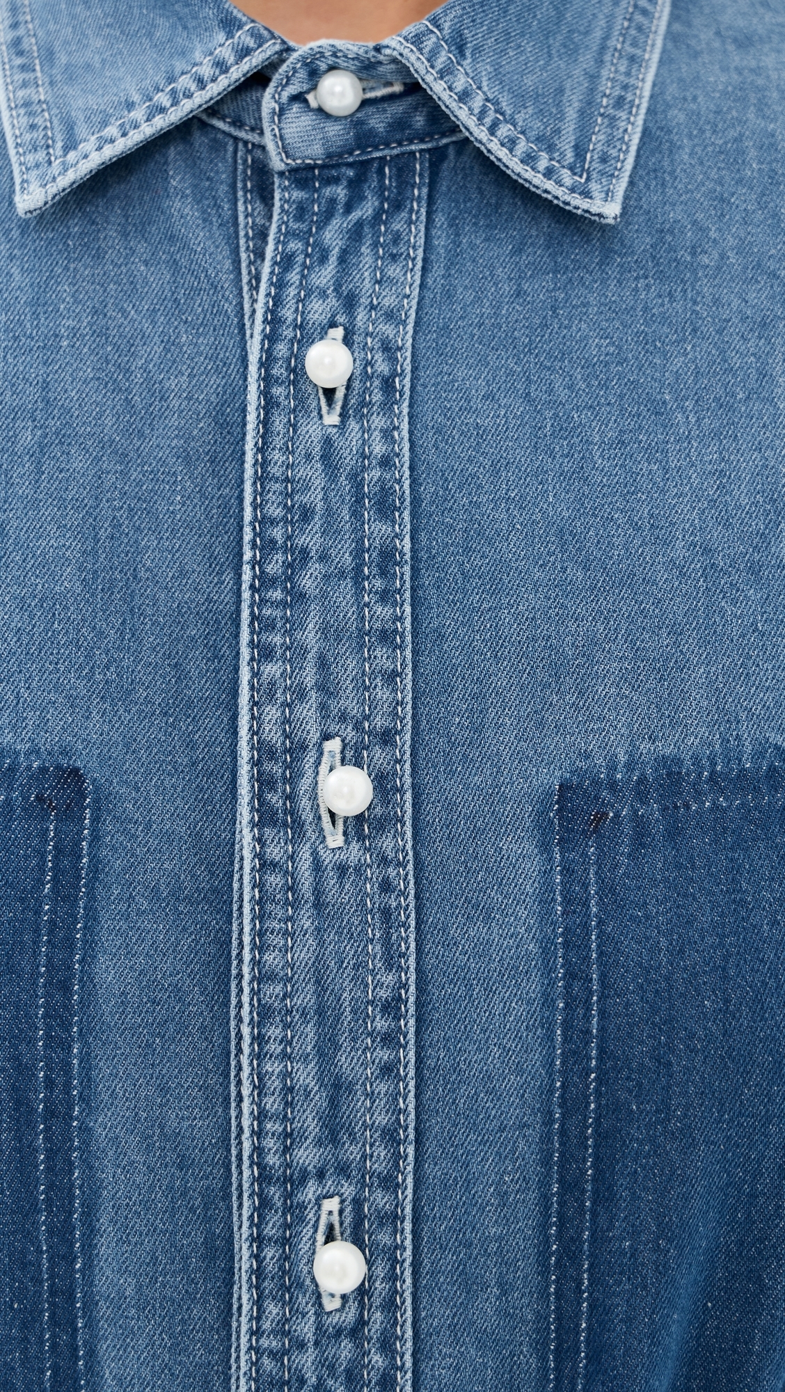 Lee Men's Denim Shirt Blue Denim